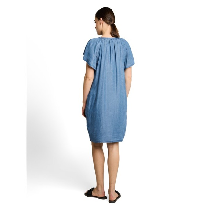 Tom Tailor jurk tencel jeans blauw